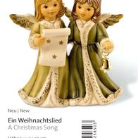 Goebel Ein Weihnachtslied Engelpaar mit Notenblatt + Glocke Weihnachtsengelmarkt 2012
