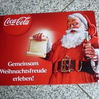 Blechschild Coca Cola "Gemeinsam Weihnachtsfreude erleben" NEU