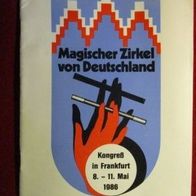 Kongreß in Frankfurt 1986 Zaubertricks Magischer Zirkel