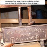 Gehrung Säge -alt-Ott´s Patent-Nr.45111-prämiert-1888