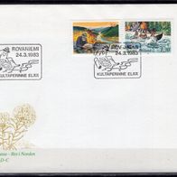 Finnland 1983 Norden: Tourismus in Skandinavien FDC MiNr. 922 - 923 gestempelt