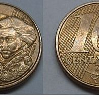 Brasilien 10 Centavos 2005 ## Li10