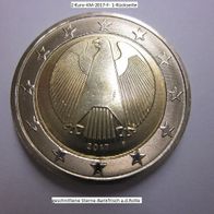 2017- 2 Euro-Münze- F - Fehlprägung-Bankfrisch-uncirkuliert-c 3-