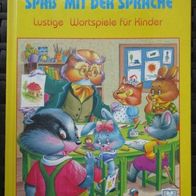Kinderbuch "Spaß mit der Sprache" In der Schule Lustige Wortspiele Carstens