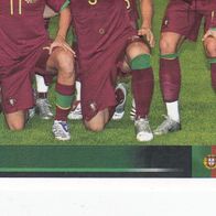Panini Fussball Euro 2008 Teilbild Mannschaft Portugal Nr 102