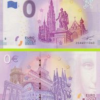 0 Euro Schein Onze-Lieve-Vrouwekathedraal ZEAQ 2019-1 selten Nr 11062