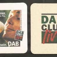 Bierdeckel: DAB ( Dortmunder Aktien Brauerei ) Live Club # 1
