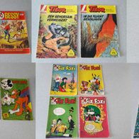 Comics Konvolut - Bessy, Tibor, Rauchende Colts, Fix und Foxi, Micky Maus