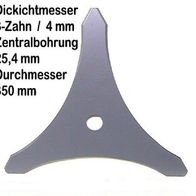 Freischneidermesser AERECUT 3 Zahn 350mm 25,4mm 