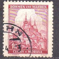 D. Reich Böhmen und Mähren 1939, Mi. Nr. 0028 / 28, Freimarken, gestempelt #09318