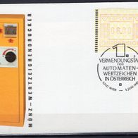 Österreich 1983 Automatenmarke MiNr. 1 6 Schilling FDC gestempelt