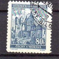 D. Reich Böhmen und Mähren 1940, Mi. Nr. 0040 / 40, Freimarken, gestempelt #09360