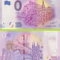 0 Euro Schein Citadelle de Dinant ZEAR 2019-1 selten Nr 10083