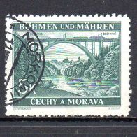 D. Reich Böhmen und Mähren 1940, Mi. Nr. 0057 / 57, Freimarken, gestempelt #09456
