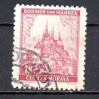 D. Reich Böhmen und Mähren 1940, Mi. Nr. 0028 / 28, Freimarken, gestempelt #09460