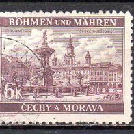 D. Reich Böhmen und Mähren 1940, Mi. Nr. 0058 / 58, Freimarken, gestempelt #09480