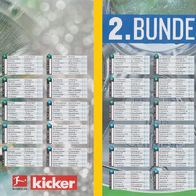 Doppel-Poster - Spielplan der Bundesliga 2020/2021 --- Neuwertig
