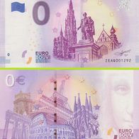0 Euro Schein Onze-Lieve-Vrouwekathedraal ZEAQ 2018-1 selten Nr 3461