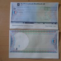 Banknote / Eurocheque / Chequeschein Raiffeisenbank Buchbach - Alt