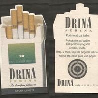 Bierdeckel: Drina ( Zigaretten )