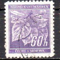 D. Reich Böhmen und Mähren 1941, Mi. Nr. 0065 / 65, Freimarken, gestempelt #09548