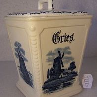 Aufbewahrungsdose " Gries ", Wächtersbacher Keramik um 1910