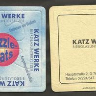 Bierdeckel: Katz Werke - Bierglasuntersetzer # 1 Puzzle