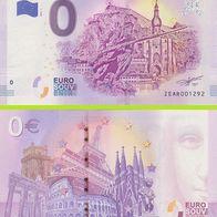 0 Euro Schein Citadelle de Dinant ZEAR 2018-1 selten Nr 8308