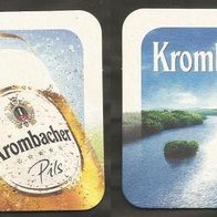Bierdeckel: Krombacher Pils