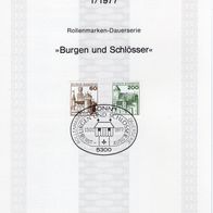 BRD / Bund 1977 kompletter Jahrgang auf Ersttagsblättern ETB 1 - 28