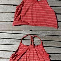 Bustier Skin to Skin Rot geringelt Gr. M 40/42 ungetragen