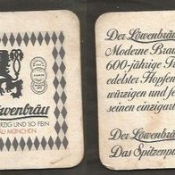 Bierdeckel: Löwenbräu Pils