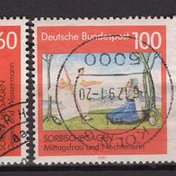 BRD / Bund 1991 Sorbische Sagen MiNr. 1576 - 1577 gestempelt -3-
