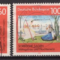 BRD / Bund 1991 Sorbische Sagen MiNr. 1576 - 1577 gestempelt -5-