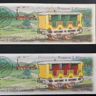 Ü -Ei Beipackzettel Historische Eisenbahn - Waggon 2 Klasse + Varianten 616 842