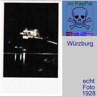 Würzburg, die Burg ? bei Nacht 1928, no PayPal