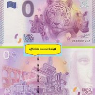 0 Euro Schein Cerza UEDR 2015-1 offiziell ausverkauft Nr 12753