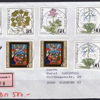 BRD / Bund 1981 Brief gelaufen mit MiNr. 2 * 1108 + 2* 1111 + 2* 1113 gestempelt