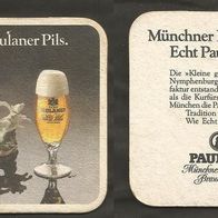 Bierdeckel: Paulaner Pils – Die gelbe Jagd