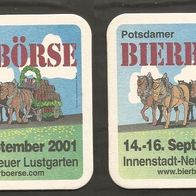 Bierdeckel: Potsdamer Bierbörse 2001