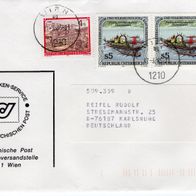 Österreich 1993 Volksbrauchtum und volkskundliche Kostbarkeiten MiNr. 2100 auf Brief
