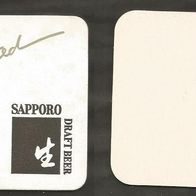 Bierdeckel: Sapporo Draft Beer ( USA )