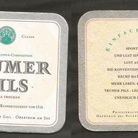 Bierdeckel: Trumer Pils # 2
