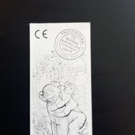 Ü - Ei Beipackzettel Schimpansenmama mit Kind 627 429