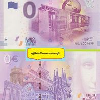 0 Euro Schein Cite des Sciences et de l‘Industrie UEJL 2017-1 ausverkauft Nr 5112