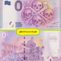 0 Euro Schein Catacombes de Paris UECW 2015-1 offiziell ausverkauft Nr 6451