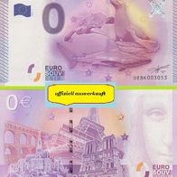 0 Euro Schein Nausicaá UEBK 2015-1 offiziell ausverkauft Nr 8912