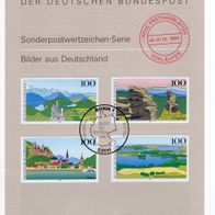 BRD / Bund 1994 Bilder aus Deutschland (II) MiNr. 1742 - 1745 ETB V 23