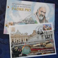 Vatikan 2018 2 Euro Gedenkmünze Pater Pio Numisbrief