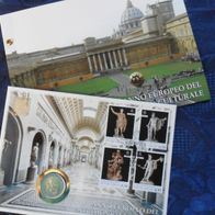 Vatikan 2018 2 Euro Gedenkmünze Kulturerbe Numisbrief